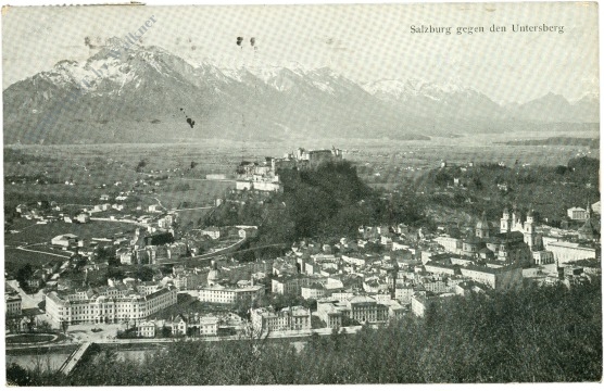 salzburg, gegen den untersberg