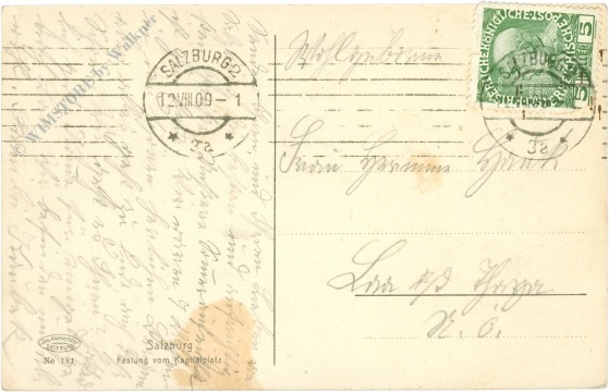 salzburg, festung vom kapitelplatz