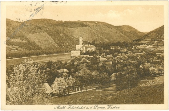 schönbühel an der donau, ortsansicht schönbühel an der donau, ortsansicht