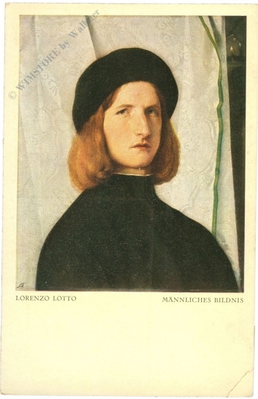 lotto, lorenzo: männliches bildnis
