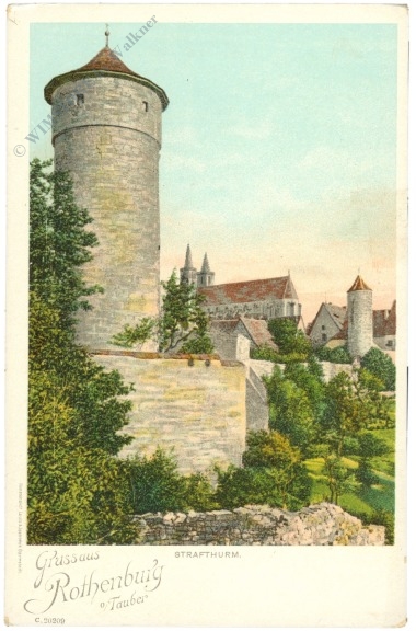 rothenburg ob tauber, strafthurm rothenburg ob tauber, strafthurm