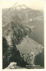weissenbach am attersee, schafberg von der madlschneid