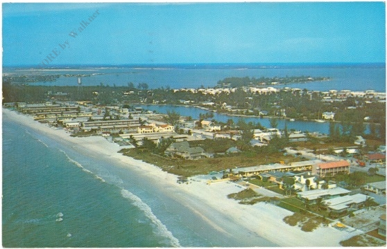 florida, air view of st. petersburg beach