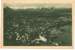 bregenz, mit den alpen