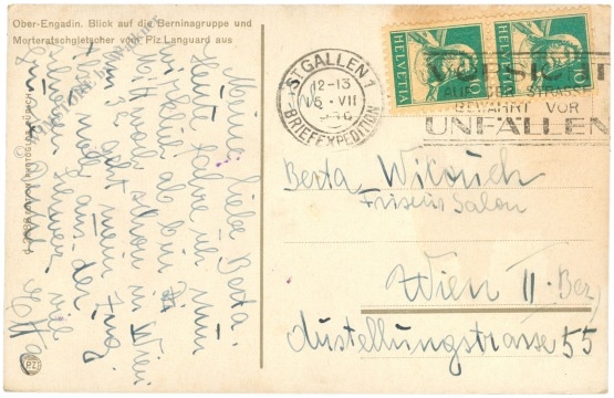 ober engadin, blick auf die brennergruppe und morteratschgletscher vom piz. languard aus