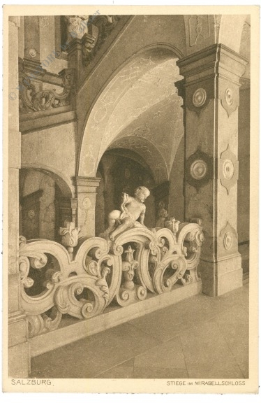 salzburg, stiege im mirabellschloss