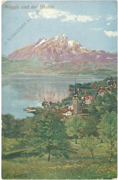 weggis, und der pilatus weggis, und der pilatus