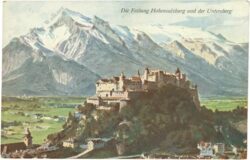 salzburg, festung hohensalzburg und der untersberg