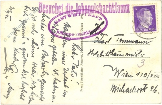 würflach, johannesbachklamm