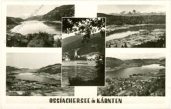 ossiach, ossiachersee multiansicht