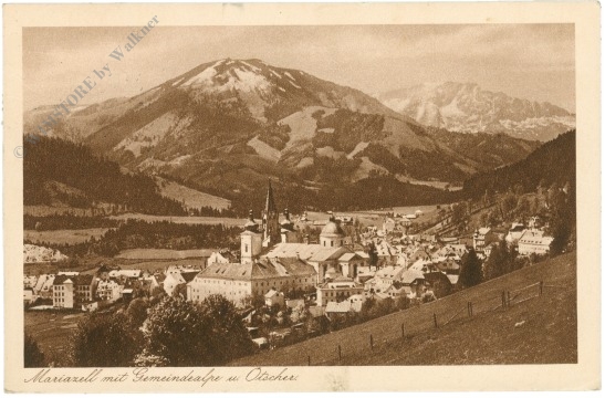mariazell, mit gemeindealpe und Ötscher mariazell, mit gemeindealpe und Ötscher