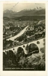 innsbruck, gegen süden mit hungerburgbahn