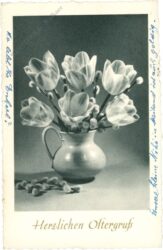 ostern, blumenvase