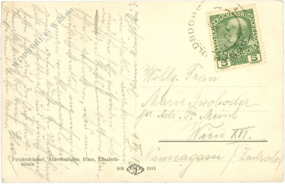 perchtoldsdorf, altertümliches haus, elisabethstraße