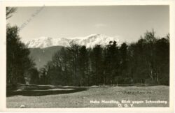pernitz, hohe mandling, blick gegen schneeberg