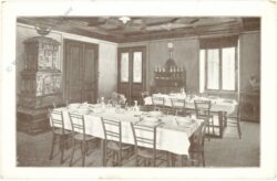 weyregg am attersee, lehrerheim, speisesaal