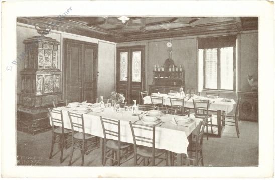 weyregg am attersee, lehrerheim, speisesaal
