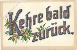 kehre bald zurück kehre bald zurück