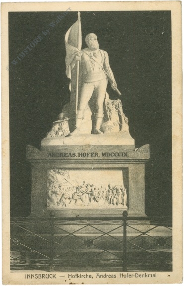 innsbruck, hofkirche, andreas hofer denkmal