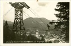 mariazell, mit drahtseilbahn zur bürgeralpe