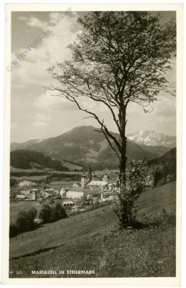 mariazell, ortsansicht mariazell, ortsansicht