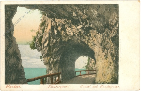 mondsee, kienbergwand, tunnel und kunststrasse