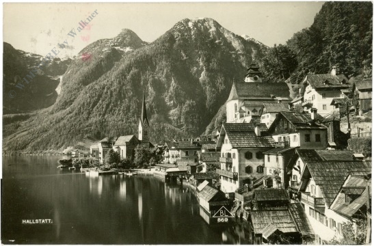 hallstatt, ortsansicht hallstatt, ortsansicht