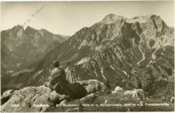 gesäuse, gr. buchstein u. reichenstein v.d. ennstalerhütte