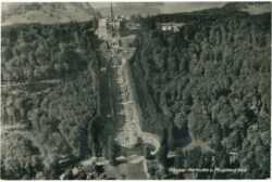 kassel, herkules v. flugzeug aus