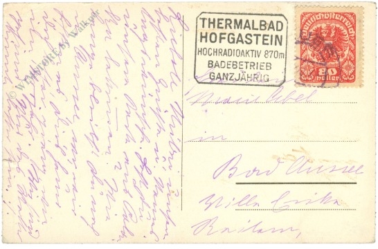 bad hofgastein, kurhäuser der hauptanstalt