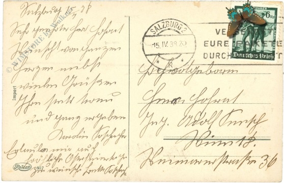 ostern, dekoriertes fenster