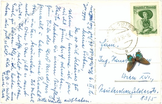 gschlöss, blick vom weg zum gschlöss auf den großvenediger