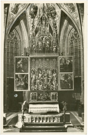 st. wolfgang, hochaltar gesamtansicht