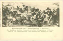 stuttgart, wandgemälde im residenzschloss