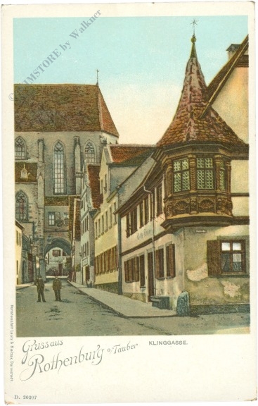 Rothenburg o.T., Klinggasse