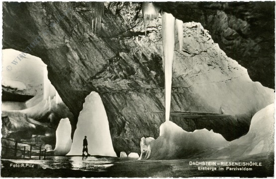 dachstein, rieseneishöhle, eisberge im parzivaldom