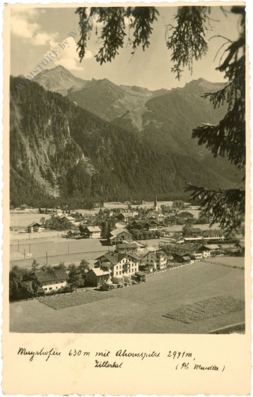 mayrhofen, mit ahornspitze