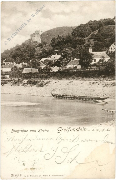 greifenstein, burgruine und kirche greifenstein, burgruine und kirche