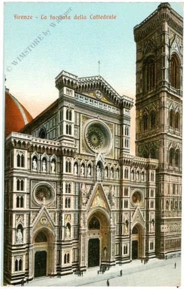 florenz, fassade des doms