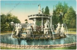 rom, villa pamphili, cupido brunnen