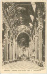 genua, inneres der chiesa della ss. annunziata