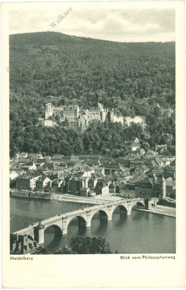 heidelberg, blick vom philosophenweg