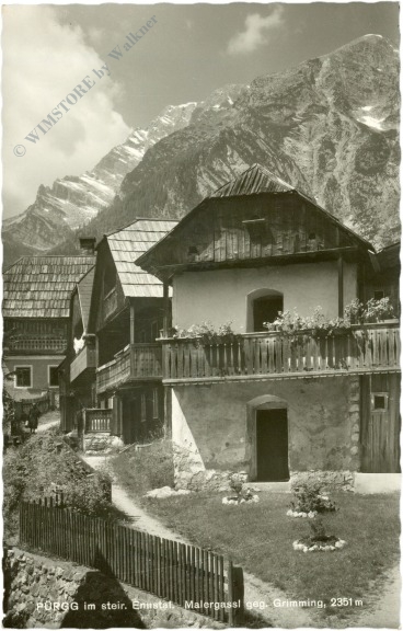 pürgg, malergassl gegen grimming