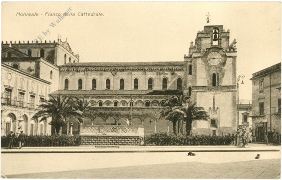 monreale, fianco della cattedrale