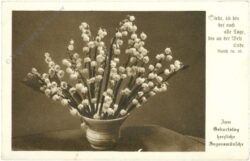 geburtstag, blumen und vers