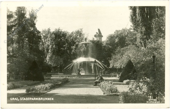 graz, stadtparkbrunnen