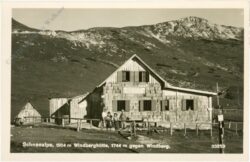 schneealpe, windberghütte gegen windberg