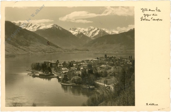 zell am see, gegen die hohen tauern