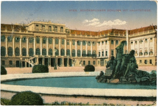 wien 13, schloss schönbrunn, hauptstiege