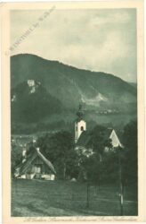 st. gallen, kirche und ruine gallenstein